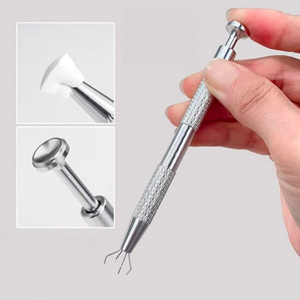 Ombre käsnade komplekt metallist pintsettidega — изображение 3