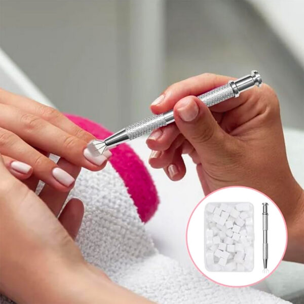 Ombre käsnade komplekt metallist pintsettidega — изображение 5
